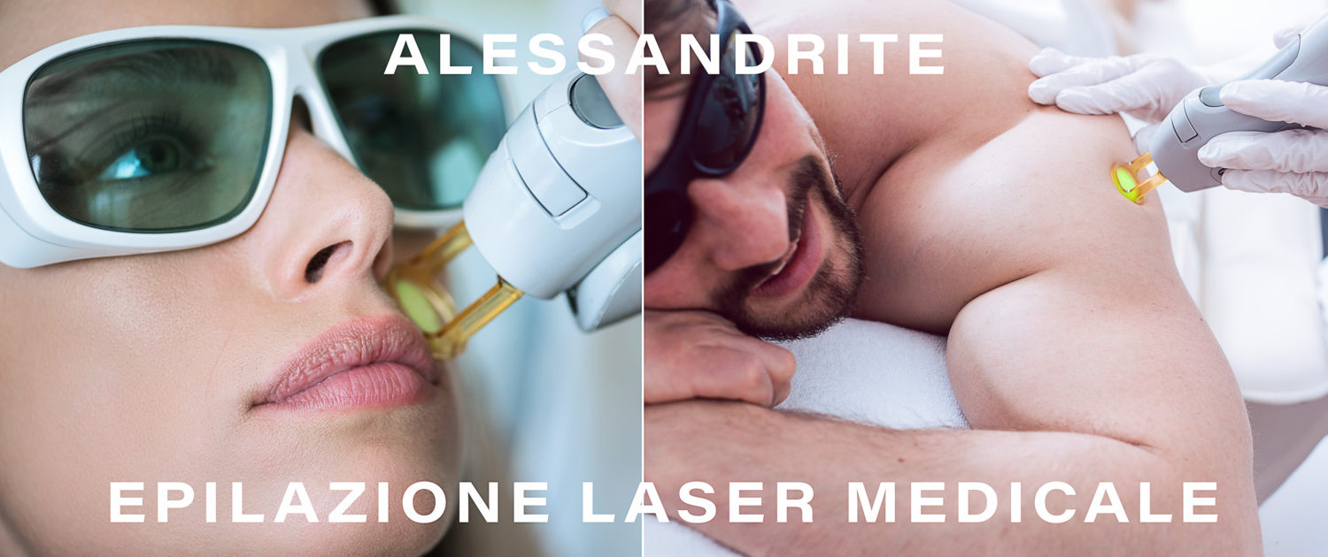 uomo e donna per epilazione definitiva laser